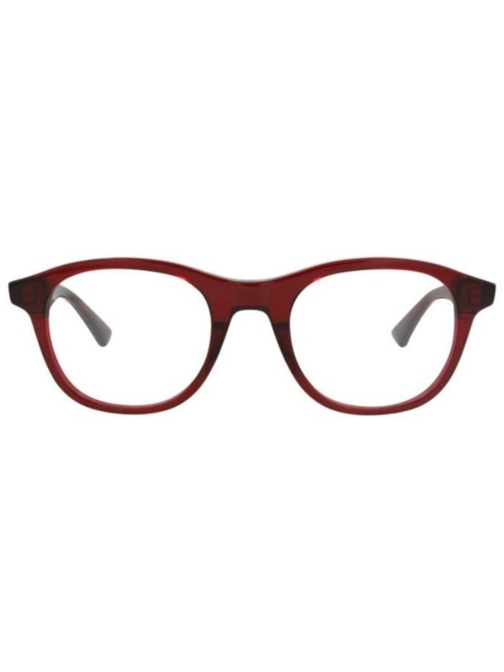New Bottega Veneta Unisex Round/Oval Burgundy Burgundy Transparent Fashion Desig